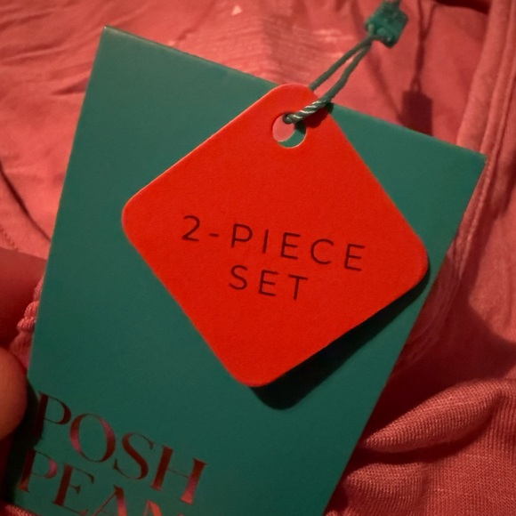 Posh peanut two piece pajama set. Size small. NWT - Picture 3 of 3